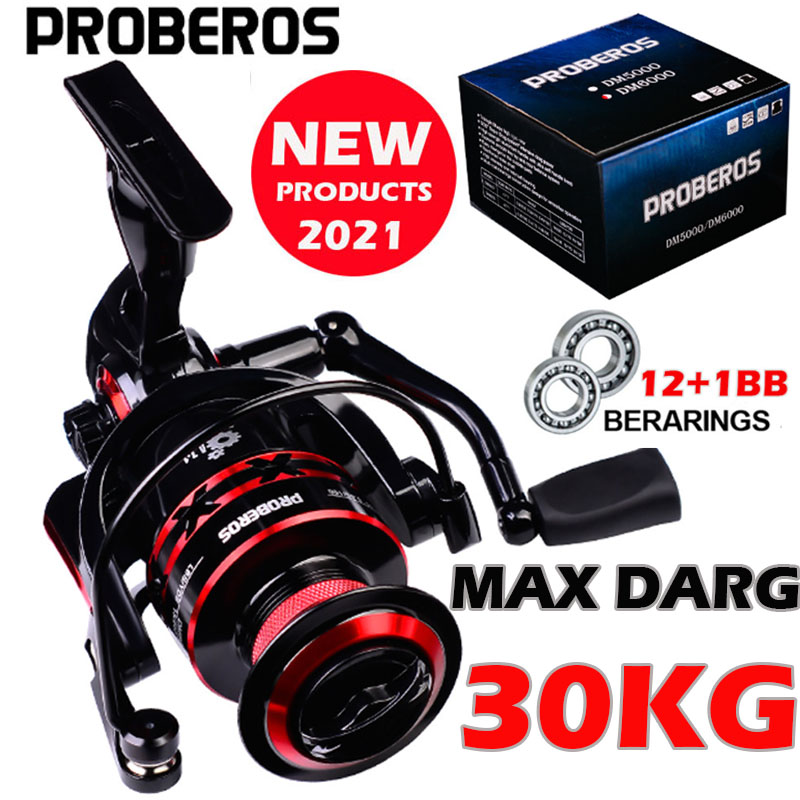 PROBEROS Carretel giratório 9- - Trolling Reel avaliação e preço