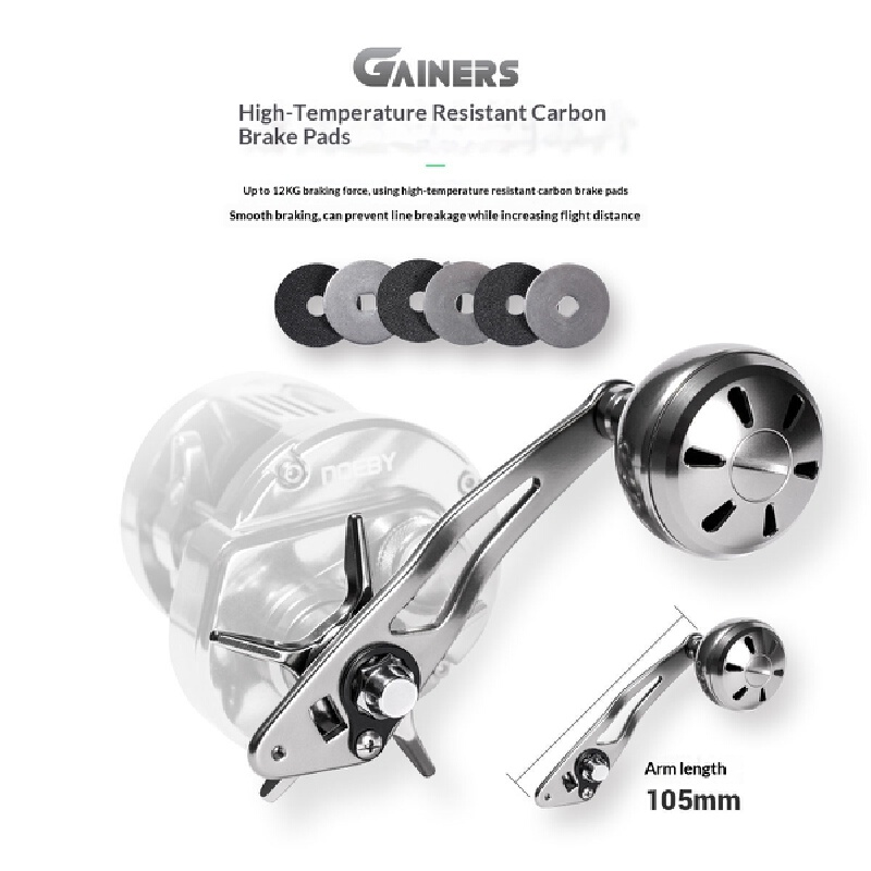Carretilha de Pesca Noeby Gain - Trolling Reel avaliação e preço